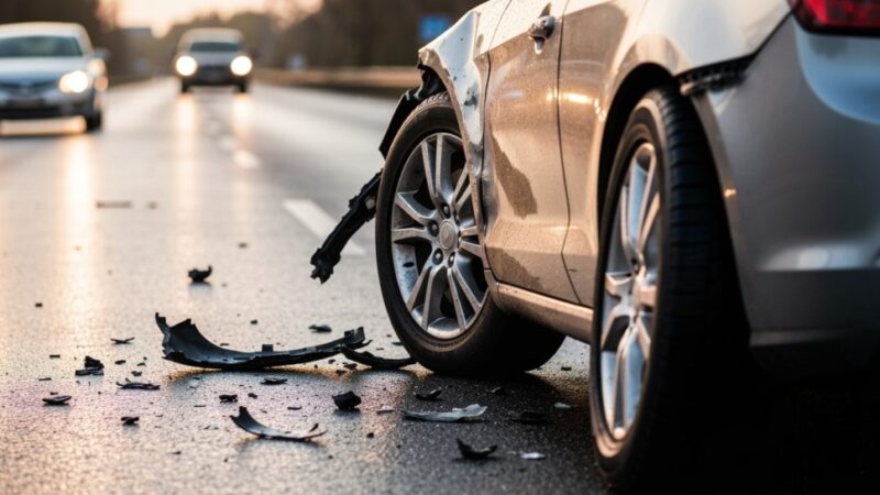 Poważny wypadek na A4: Ranna pasażerka w szpitalu po zderzeniu z ciężarówką