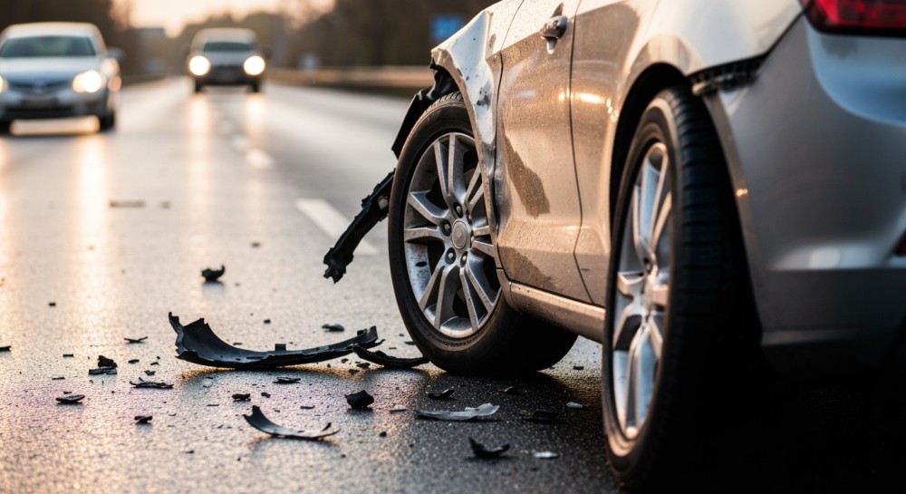 Poważny wypadek na A4: Ranna pasażerka w szpitalu po zderzeniu z ciężarówką