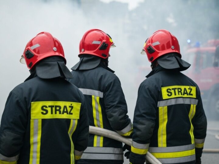 Bohaterki z Lubawki: Policjantki i mieszkańcy uratowali mężczyznę z płonącego budynku