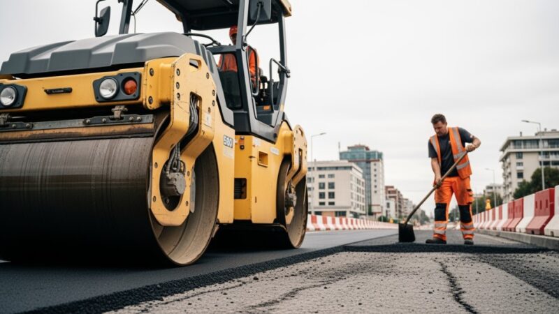 Rewolucja na ul. Przybyszewskiego: nowa nawierzchnia dla lepszej jakości życia mieszkańców
