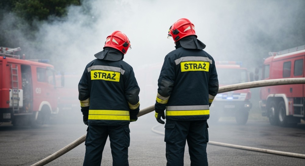 Pożar w Oławie: Ewakuacja 12 osób i akcja ratunkowa w toku