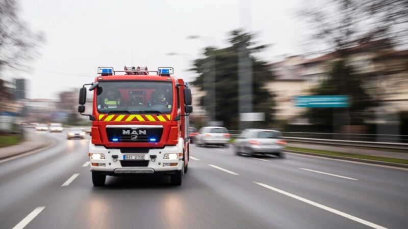 Pożar w szpitalu we Wrocławiu: Szybka ewakuacja mieszkańców!