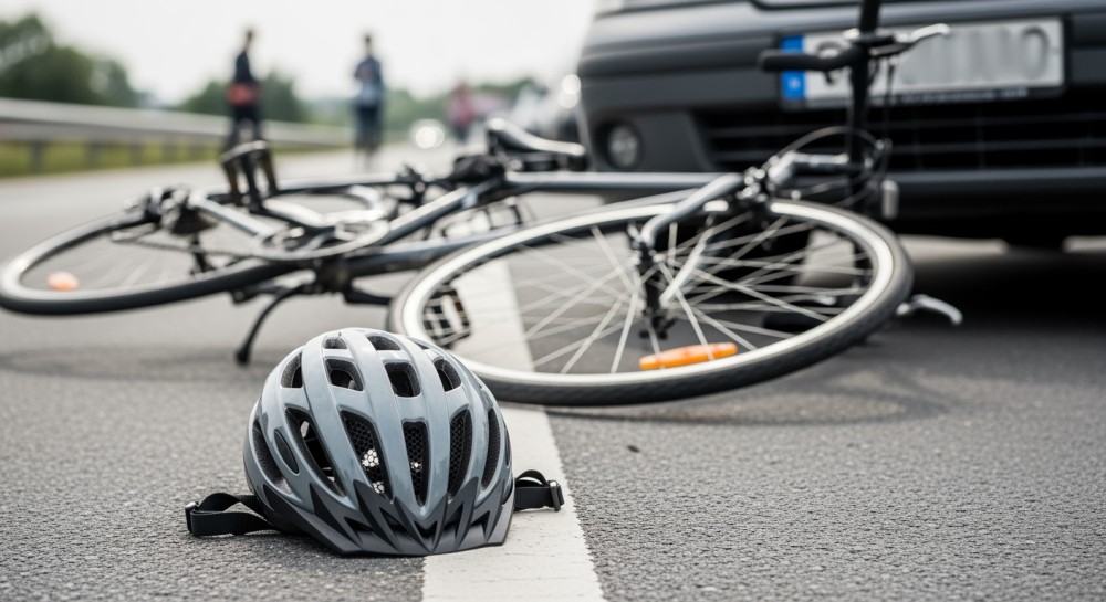 Kierowca uciekł po potrąceniu rowerzysty – policja szybko ustaliła sprawcę