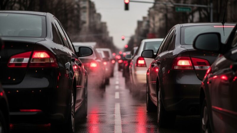 Karambol na ósemce: Poważny wypadek paraliżuje ruch do Wrocławia