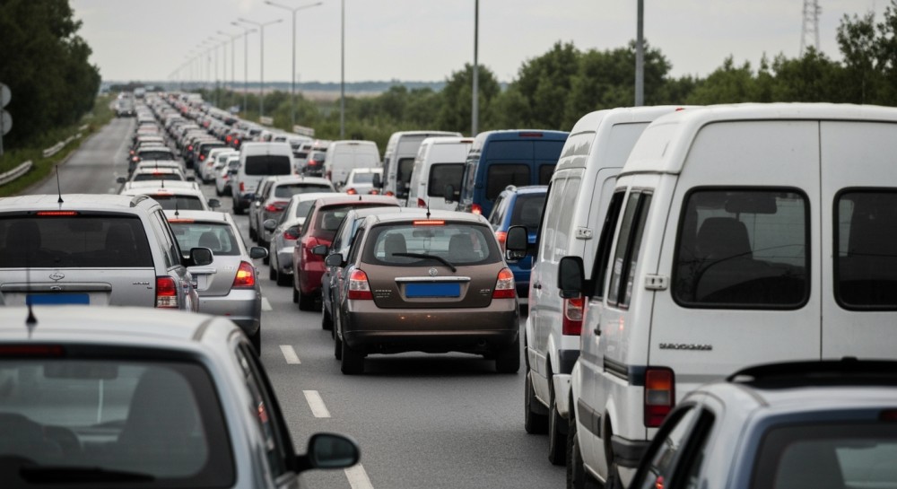 Kolizja na Podwalu: Utrudnienia w ruchu przy Pl. Jana Pawła II