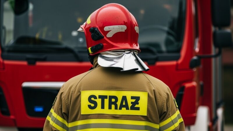 Wrocławscy strażacy w akcji: Bezpieczny rozładunek kontenera w szpitalu!