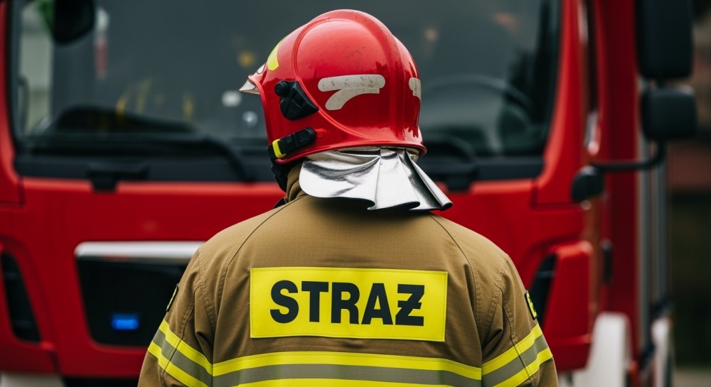 Wrocławscy strażacy w akcji: Bezpieczny rozładunek kontenera w szpitalu!