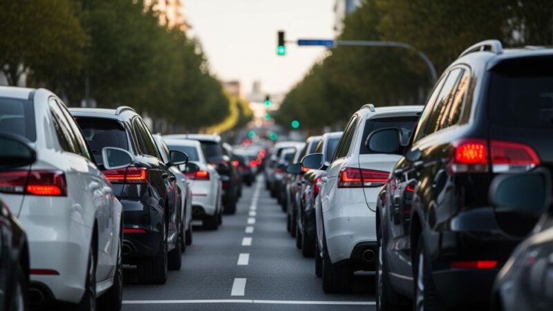 Poważny wypadek na Nadodrzu: Utrudnienia w ruchu i poszkodowany motocyklista