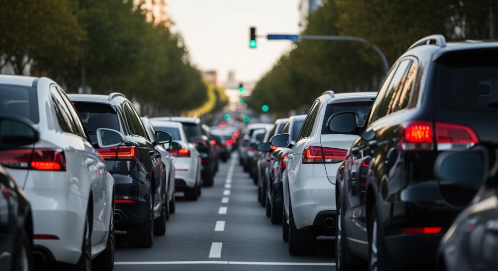 Poważny wypadek na Nadodrzu: Utrudnienia w ruchu i poszkodowany motocyklista