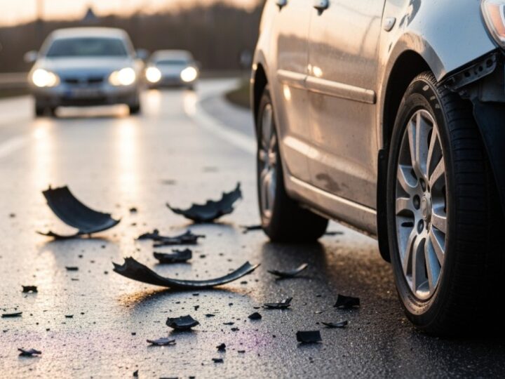 Poważna kolizja przy Tarczyńskiej Arenie: Ulice zablokowane!