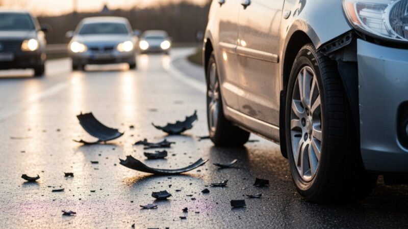 Poważna kolizja przy Tarczyńskiej Arenie: Ulice zablokowane!