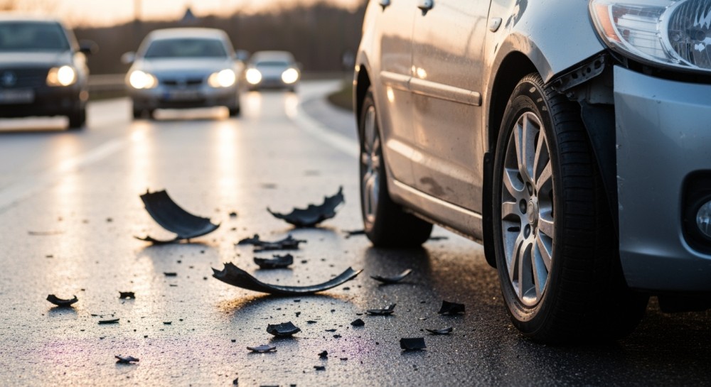 Poważna kolizja przy Tarczyńskiej Arenie: Ulice zablokowane!