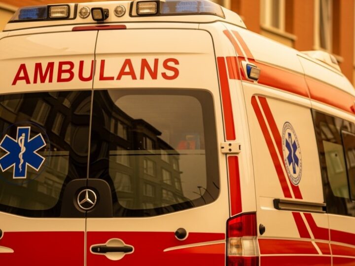 Kierowca ciężarówki zasłabł za kierownicą – szybka akcja ratunkowa w Wałbrzychu