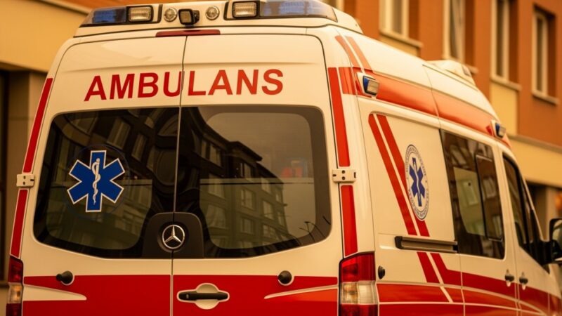 Kierowca ciężarówki zasłabł za kierownicą – szybka akcja ratunkowa w Wałbrzychu