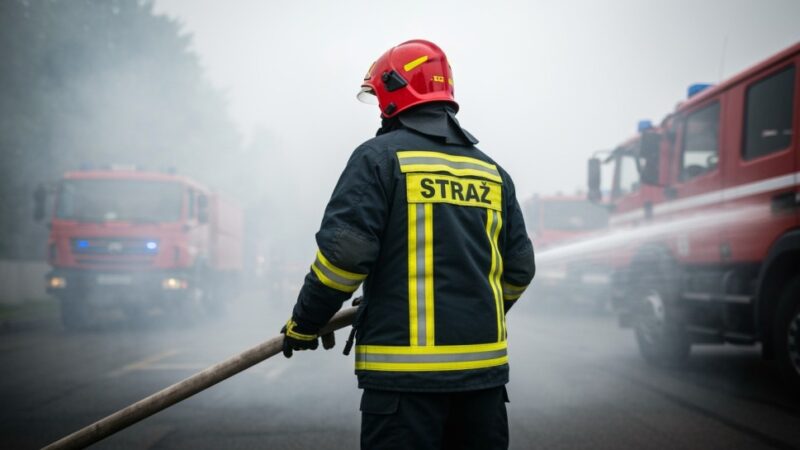 Ratunek w ostatniej chwili: Służby uratowały życie w płonącym budynku