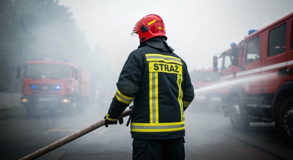Ratunek w ostatniej chwili: Służby uratowały życie w płonącym budynku