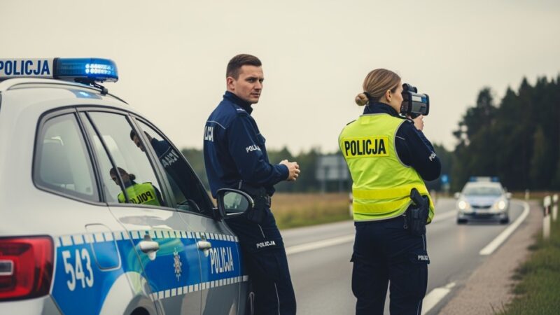 Pijany kierowca z zakazem na autostradzie – dramatyczna interwencja służb