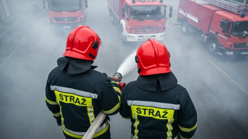 Pożar na Hubskiej: Gęsty dym nad Wrocławiem alarmuje mieszkańców