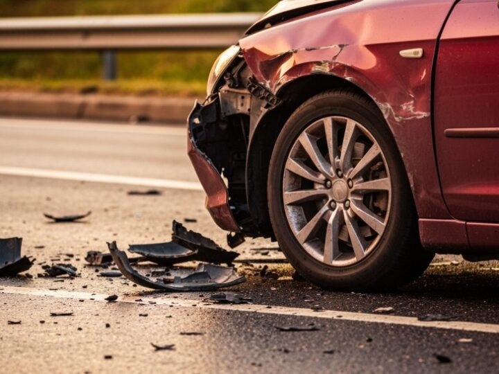 Kierująca volkswagenem uderzyła w ogrodzenie i uciekła, ale policja szybko ją namierzyła