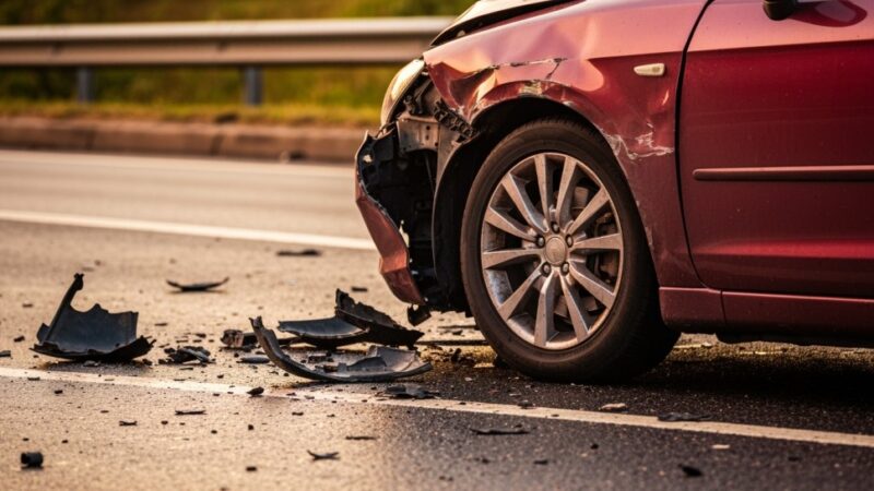 Kierująca volkswagenem uderzyła w ogrodzenie i uciekła, ale policja szybko ją namierzyła