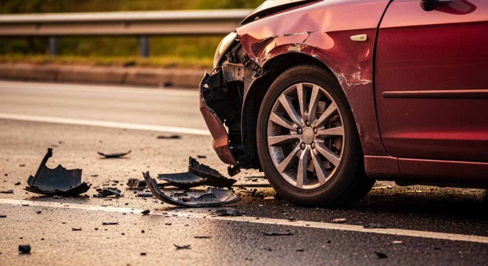 Kierująca volkswagenem uderzyła w ogrodzenie i uciekła, ale policja szybko ją namierzyła
