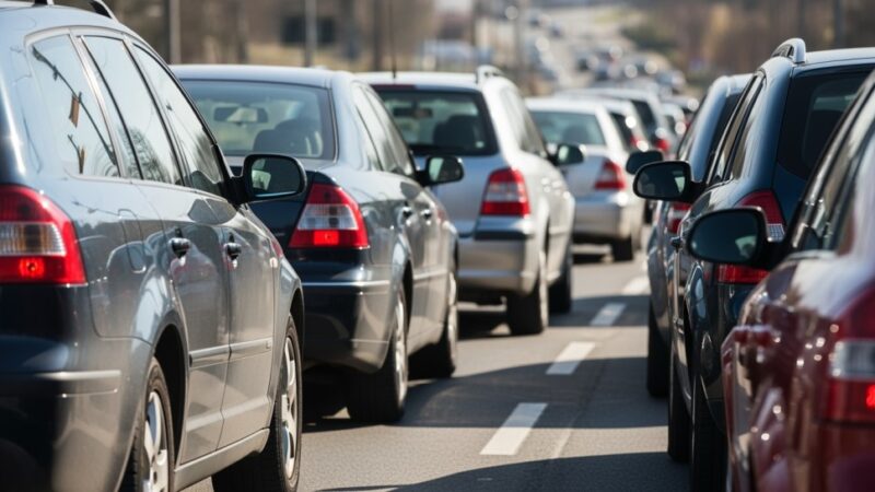 Utrudnienia w ruchu na ul. Borowskiej z powodu mszy pożegnalnej