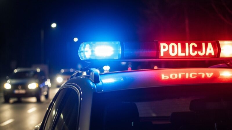 Nożownik zaatakował byłą partnerkę – dramatyczna interwencja policji w Lubinie