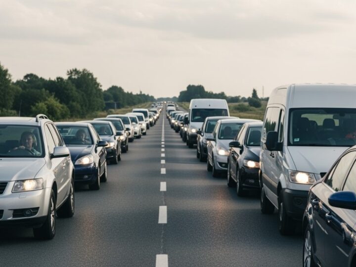 Poważny wypadek na Moście Rędzińskim paraliżuje ruch drogowy
