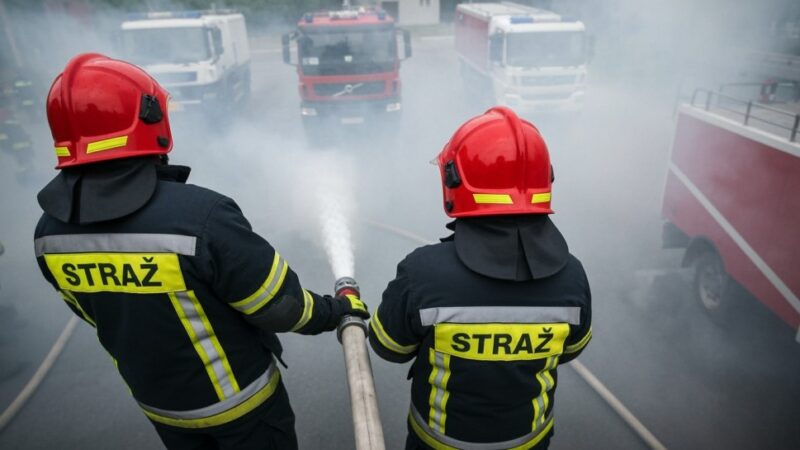 Czujka dymu uratowała mężczyznę w pożarze we Wrocławiu