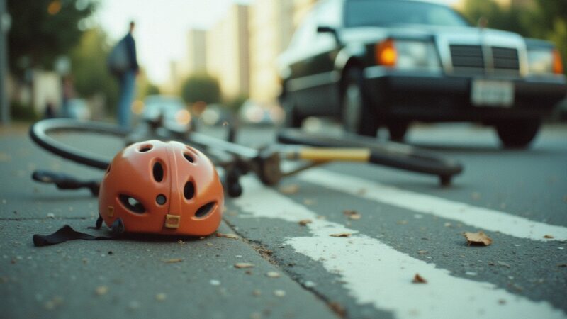 Wrocław: Policja apeluje o pomoc w sprawie potrącenia kobiety przez rowerzystę