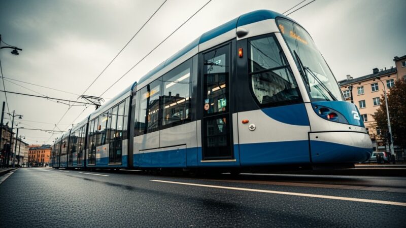 Tramwaje wstrzymane po kolizji na Moście Grunwaldzkim!