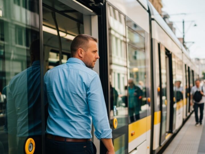 Tramwaj zderzył się z samochodem w centrum, ruch już wrócił do normy