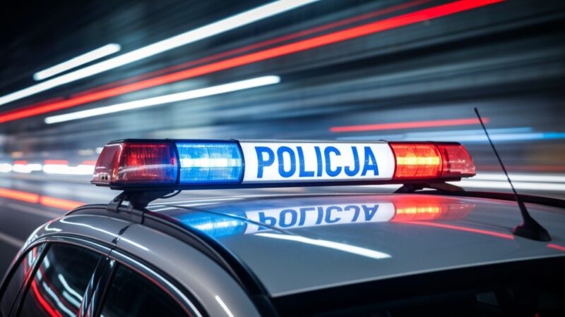 Strzały w Środzie Śląskiej: Policja obezwładnia uzbrojonego mężczyznę