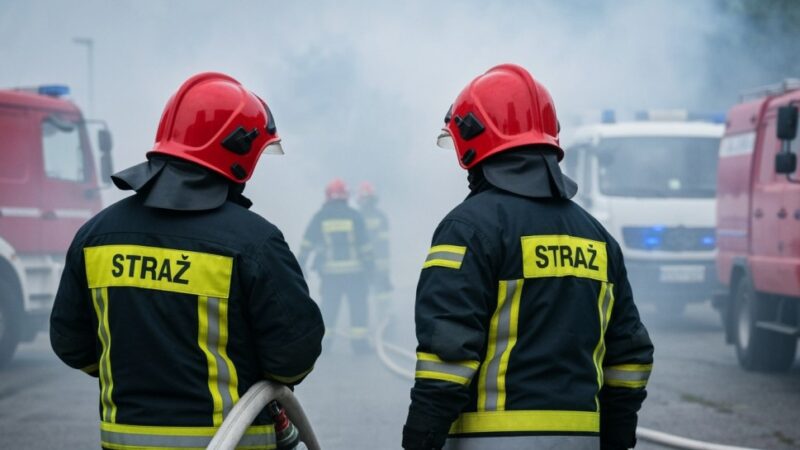 Pożar na S5: Utrudnienia w ruchu w pobliżu Wrocławia