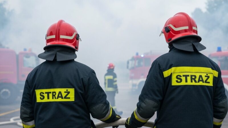 Pożar na Kozanowie: Ewakuacja mieszkańców i interwencja straży pożarnej