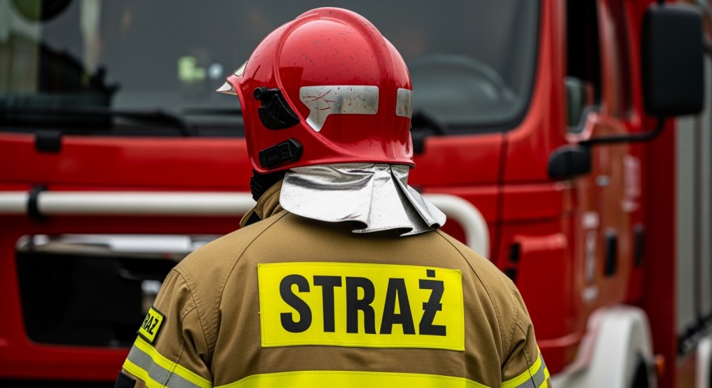 Odwaga w ogniu: Sierżant ratuje seniora z płonącego mieszkania