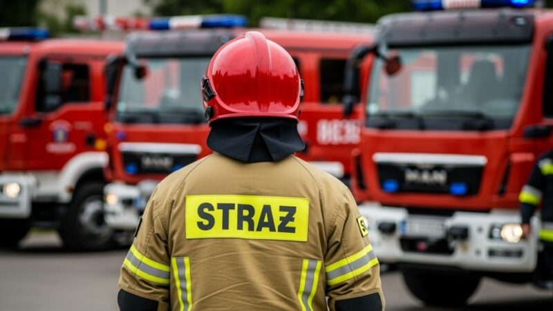 Wałbrzych: Bohaterska akcja policji ratuje mieszkańców z płonącego budynku