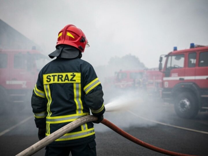 Wrocław: Policja ratuje mieszkańców z płonącego budynku w dramatycznej akcji