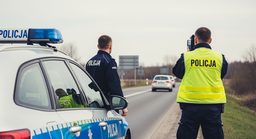 Pijany kierowca w Legnicy: Kolizja, pościg i ratunek dla psa w upale