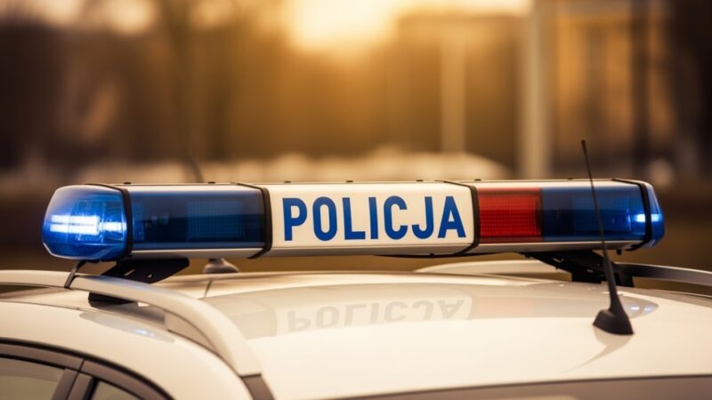 Policja ratuje młodego sokoła w Wrocławiu przed upałem