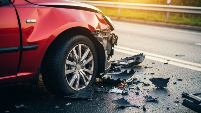 Wypadek na Podwalu: Służby ratunkowe w akcji po poważnym zdarzeniu