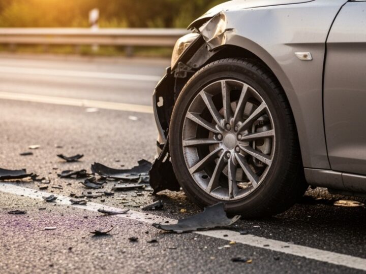 Wypadek na A8: Cztery samochody zderzyły się, poważne utrudnienia w ruchu!