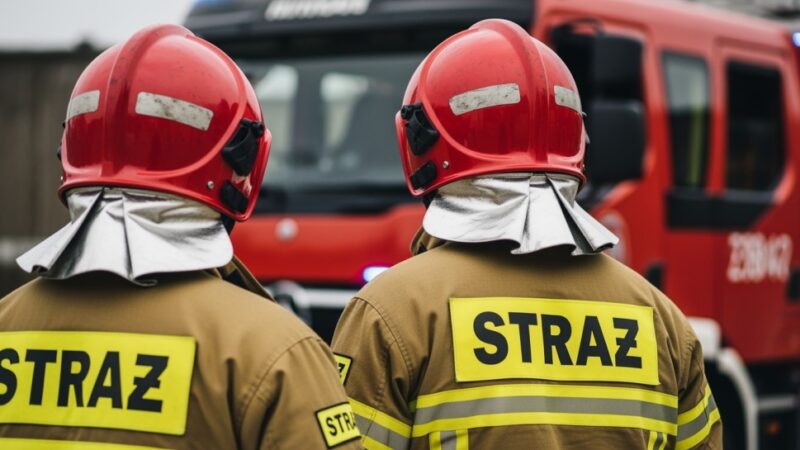 Pożar w Strzegomiu: Policja zatrzymała podejrzanego o podpalenie