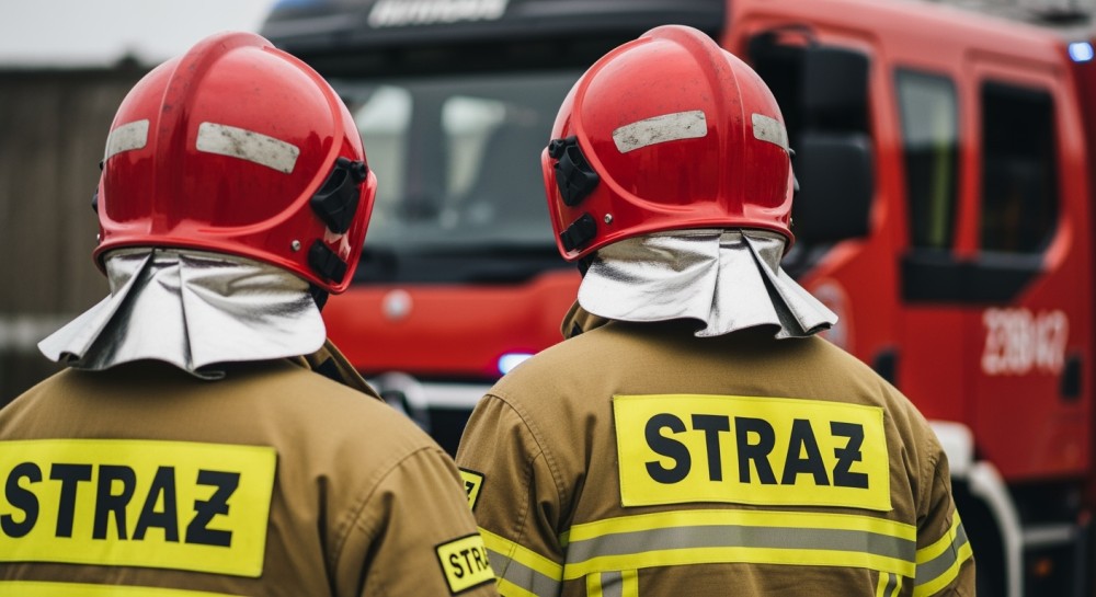 Pożar w Strzegomiu: Policja zatrzymała podejrzanego o podpalenie