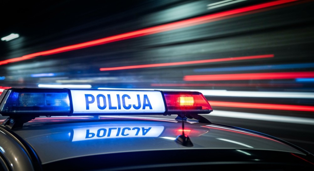 Mężczyzna zaatakował partnerkę, a potem policjantów z butelką w ręku