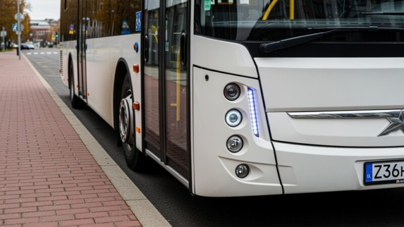 Furia w autobusie: pasażer rozbija szybę po uwadze kierowcy