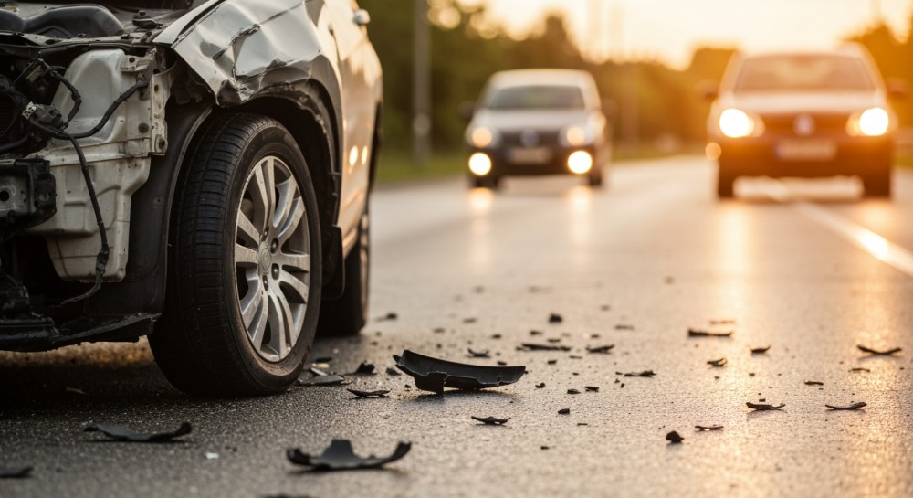 Poważna kolizja na A4: Utrudnienia w ruchu zakończone