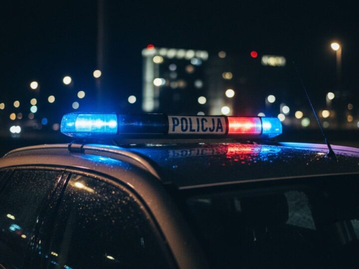 Pieszy na autostradzie: Nocne zatrzymanie przez policję w Bolesławcu