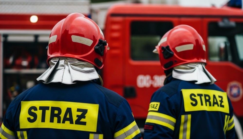 Nowi strażacy złożyli ślubowanie z udziałem nowego sztandaru PSP we Wrocławiu