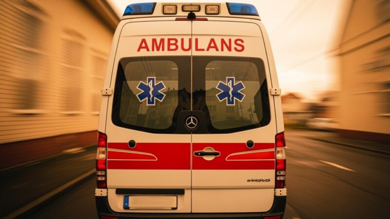 Ewakuacja w trudnych warunkach: Strażacy ratują pacjenta we Wrocławiu
